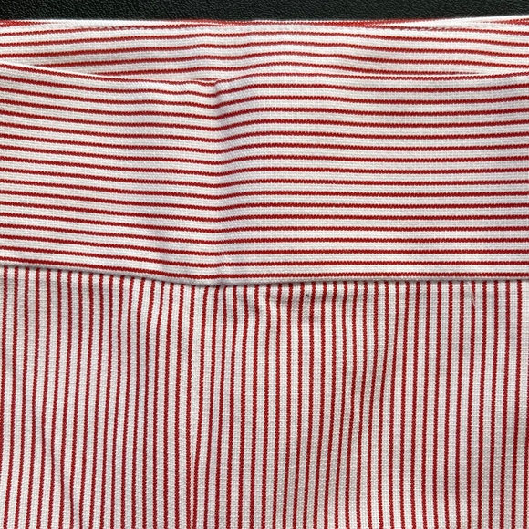 LOFT Wide Leg Crop Pant Pinstripe Side Zipper - Picture 16 of 16